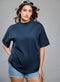 Dark Blue Oversized T-shirt