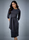 Waist Tie Ponte Bodycon Dress