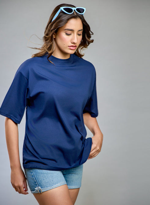 Blue Oversized T-shirt