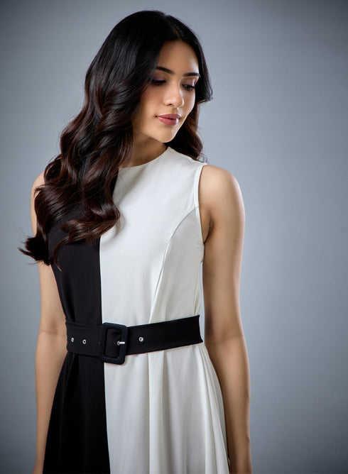 Two Tone Formal Dress