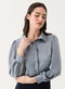 Long Sleeve Collared Gray Shirt