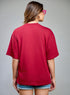 Maroon Oversized T-shirt