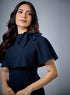 Cape Attached Bodycon Dress