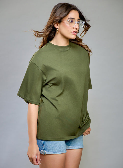 Green Oversized T-shirt