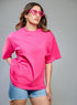 Hot Pink Oversized T-shirt