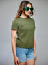 Green Basic Crew Neck T-shirt