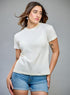 White Basic Crew Neck T-shirt