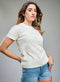White Basic Crew Neck T-shirt