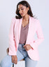 Over Sized Formal Blazer- Pastel Pink