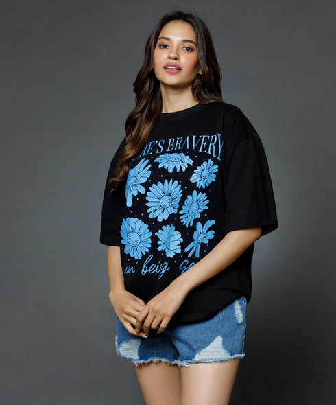 There's Bravery Oversized Tshirt