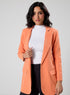 Orange Colour Oversized Formal Blazer