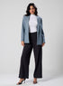Marl Blue Colour Classic Formal Blazer