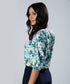 Print Puff Sleeve Blouse