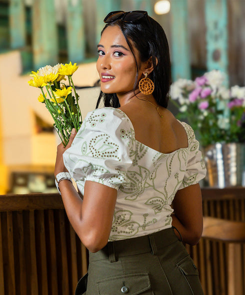 Front Open Cutlon Top