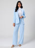 Over Sized Formal Blazer- Sky Blue