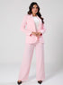 Over Sized Formal Blazer- Pastel Pink