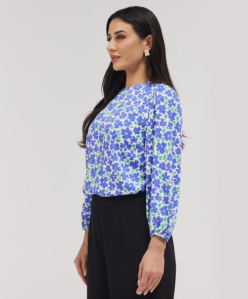 Long Sleeve Printed Top
