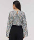 Flared Sleeve Printed Top