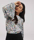 Flared Sleeve Printed Top