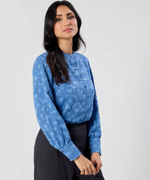 Detailed Long Sleeve Top