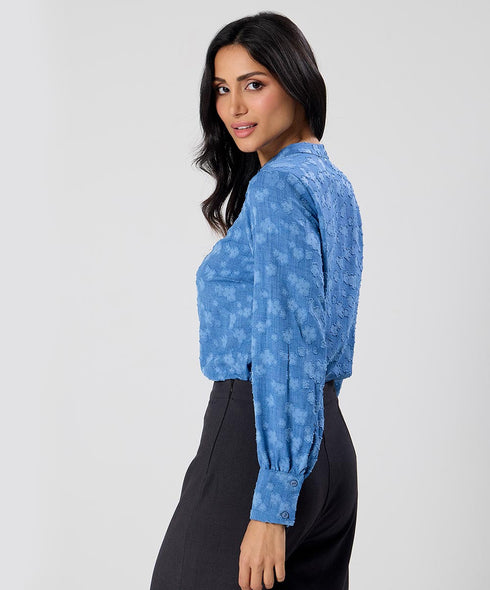 Detailed Long Sleeve Top