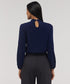Long Sleeve Neck Detailed Top