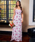 Soft Printed Chiffon Maxi Dress