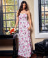 Soft Printed Chiffon Maxi Dress