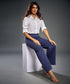 Navy Blue Twill Formal Pant