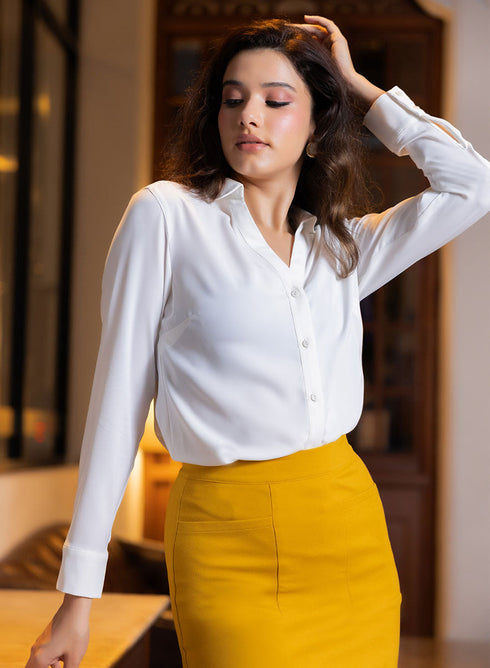 Side Pocket Ponte Bodycon Skirt