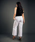 White Comfortable Linen Pant