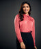 Work Wear Satin Pink Blouse