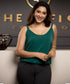 Green Braided Cami Top