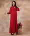 Long Sleeve High Neck Maxi Dress