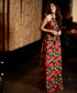 Red Tulip Printed Halter Neck Maxi