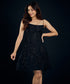 Bling Lace Black Dress