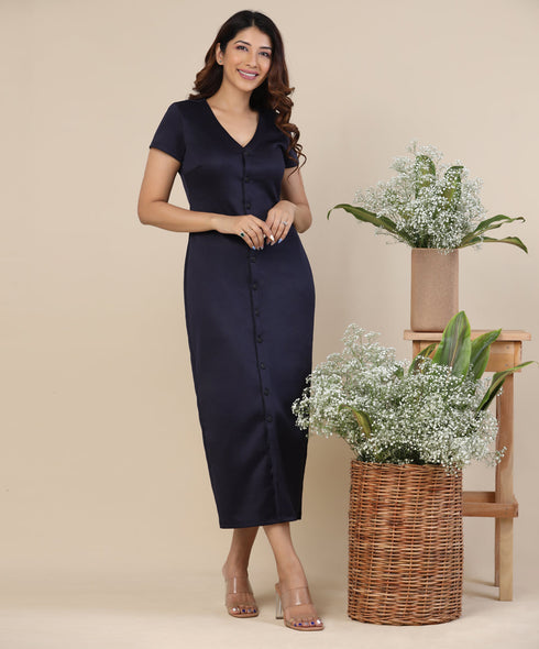 Body Hugging Short Sleeve Dress