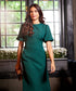 Midi Shift Green Dress