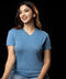 V-neck Blue Marl Tshirt