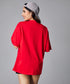 Oversize Red Chick Tshirt