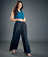 Pleated Satin Trouser