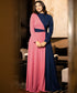Pink And Blue Two Tone Elegant Maxi