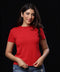Basic Crew Neck Red T-Shirt