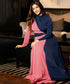 Pink And Blue Two Tone Elegant Maxi