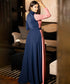 Pink And Blue Two Tone Elegant Maxi