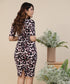 Floral Print Faux Wrap Dress