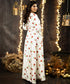 Red Single Rose Printed Maxi