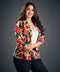 Bold Scattered Printed Blazer
