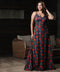 Vneck Floral Soft Printed Maxi Dress