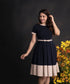 Border Pleated Dress